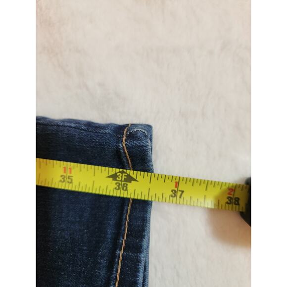 American Eagle Jeans Womens 8 Regular Blue Jegging Straight Super Stretch - Picture 10 of 11